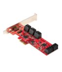 Scheda PCIe Sata 10PT 6 GBPS