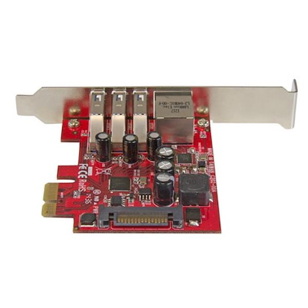 SCHEDA PCIE USB 3.0 3 PORTE/GBE