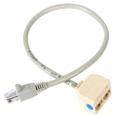 Cavo sdoppiatore RJ45 2 a 1