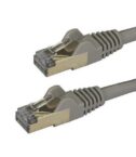 Cavo di Rete Schermato Cat6a STP da 50cm - Grigio