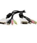 Cavo KVM switch DVI-D Dual Link USB 4 in 1 3,5m