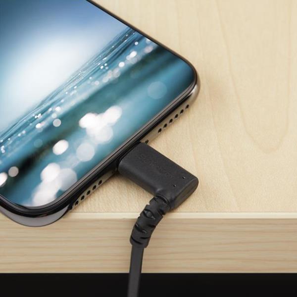 Cavo USB angolare a Lightning - Apple Mfi da 1m