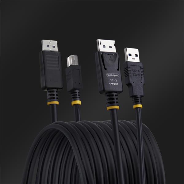 Cavo KVM DisplayPort/USB da 3m