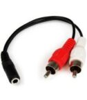 Cavo Stereo mini Jack 3,5mm a 2 RCA F/M