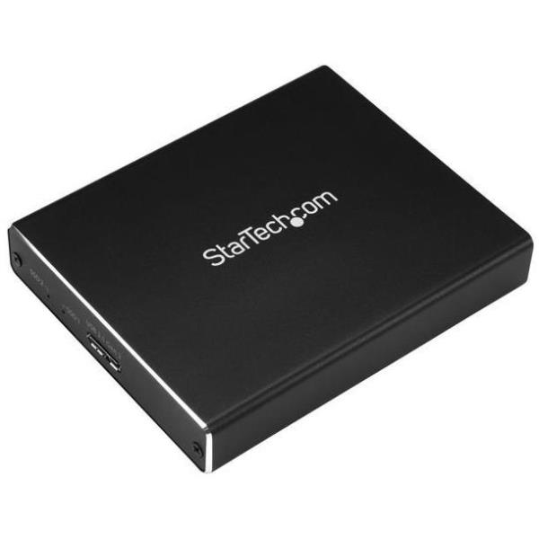 Box Esterno USB 3.1 a 2 Slot M.2 NGFF SATA - RAID