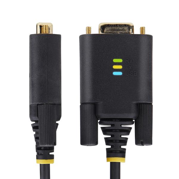Cavo da USB a seriale a 2 porte da 4m, Viti/dadi DB9 intercambiabili