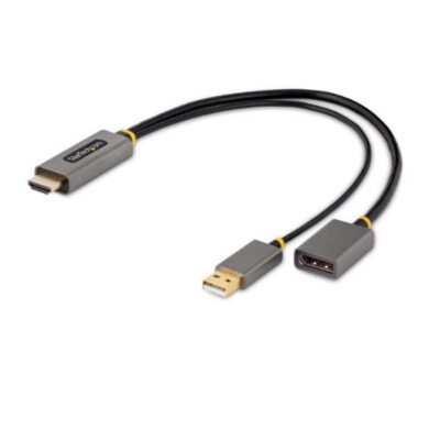Cavo adattatore da HDMI a DisplayPort da 30 cm - Convertitore attivo da HDMI 2.0 a DP 1.2