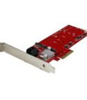 Scheda PCI Express Controller 2x M.2 NGFF SSD RAID con 2 Porte SATA III