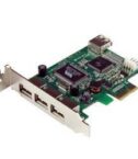 Scheda USB PCIe a 4 porte LP