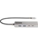 Hub USB-C a 3 porte con Ethernet da 2,5 Gbps e porta Power Delivery Pass-through da 100W