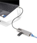 Hub USB-C a 3 porte con Ethernet da 2,5 Gbps e porta Power Delivery Pass-through da 100W