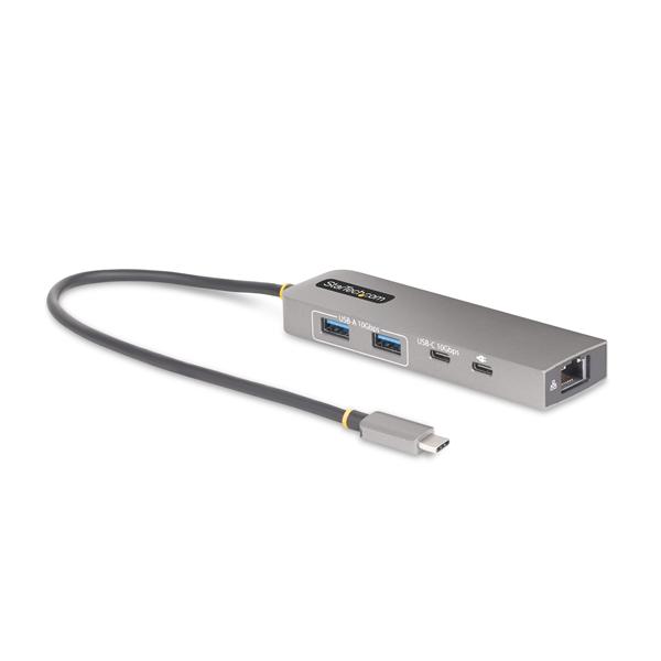 Hub USB-C a 3 porte con Ethernet da 2,5 Gbps e porta Power Delivery Pass-through da 100W