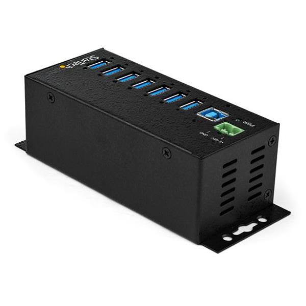 Hub USB 3.0 industriale a 7 porte - Alimentato