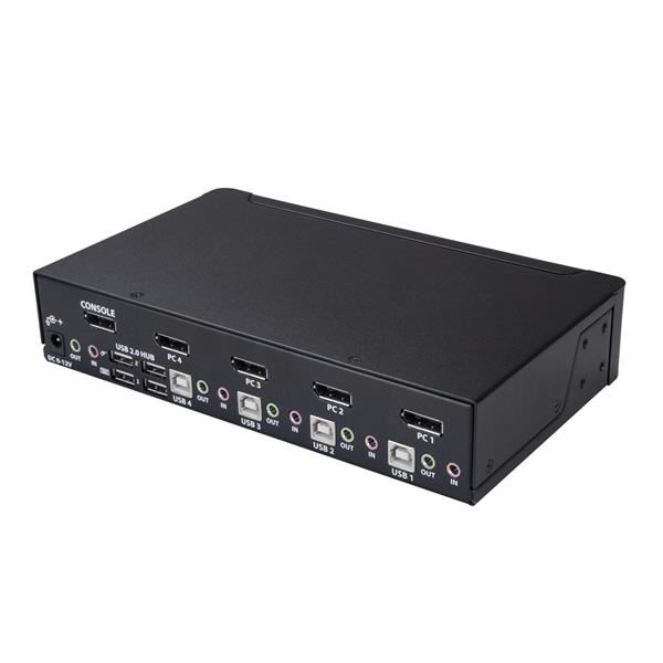 Switch KVM a 4 porte DisplayPort - 4K 60 Hz
