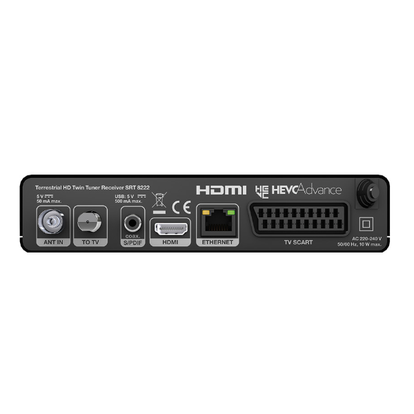Decoder Twin Tuner SRT8222