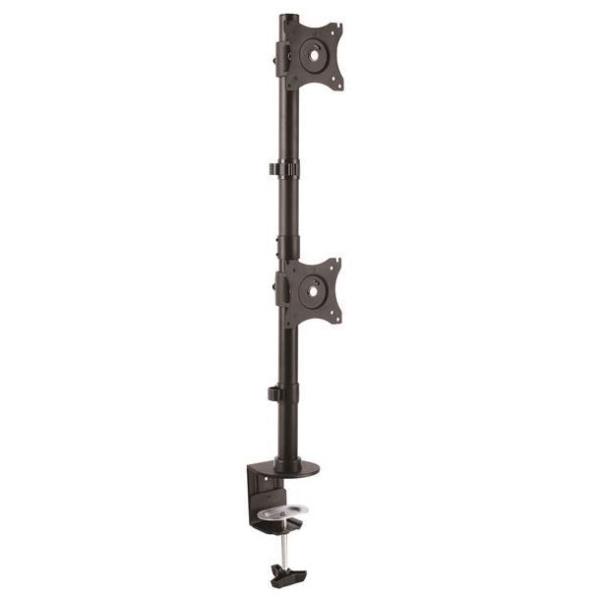 Supporto Verticale da Scrivania per 2 Monitor VESA