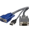 Cavo KVM ultra-sottile VGA USB 2 in 1 1,8 m