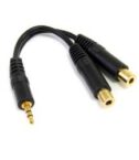 Splitter stereo 15 cm - 3,5mm M a 2x F