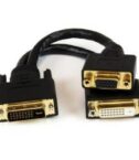 Cavo splitter DVI-I a DVI-D e HD15 VGA
