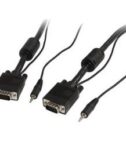 Cavo coassiale VGA 2 m con audio HD15 M/M