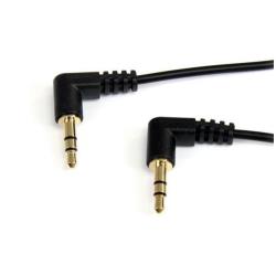 Cavo audio angolato 3,5 mm slim 30cm M/M