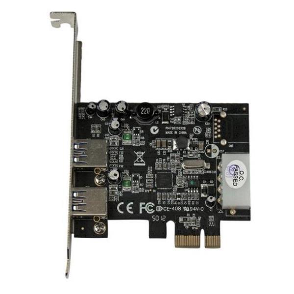 Scheda PCIe USB 3.0 a 2 porte