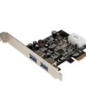 Scheda PCIe USB 3.0 a 2 porte