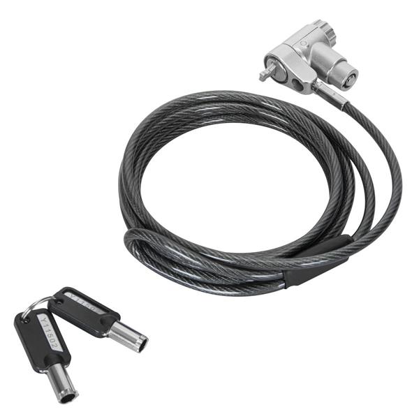 DEFCON™ Ultimate Universal Keyed Cable Lock con Testa di Blocco Slimline Adattabile
