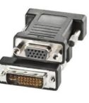 NILOX TECH - Adattatore con connettore VGA HD15 femmina a connettore DVI-A 24 + 5 maschio