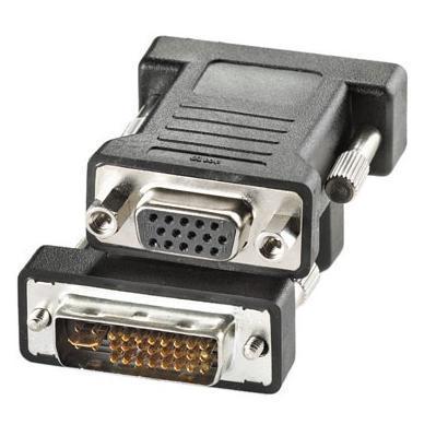 NILOX TECH - Adattatore con connettore VGA HD15 femmina a connettore DVI-A 24 + 5 maschio