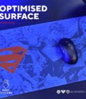 TAPPETINO/MOUSEPAD XXL PROTEGGI SCRIVANIA MISURA 900x300 SUPERMAN - TRUST GXT759SM - BLU/ROSSO