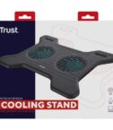 SUPPORTO/RIALZO NOTEBOOK CON 2 VENTOLE DI RAFFREDDAMENTO - TRUST XSTREAM BREEZE - NERO