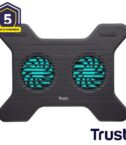 SUPPORTO/RIALZO NOTEBOOK CON 2 VENTOLE DI RAFFREDDAMENTO - TRUST XSTREAM BREEZE - NERO