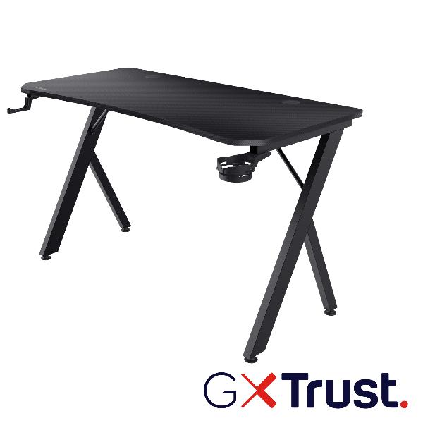 SCRIVANIA GAMING DESK - TRUST GXT 700 OMNIUS - NERO
