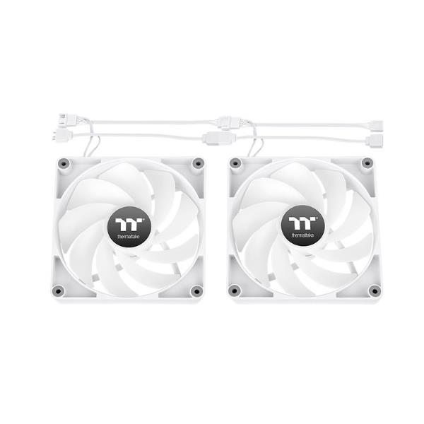 CT120 Reverse ARGB Sync PC Cooling Fan White (2-Fan Pack)