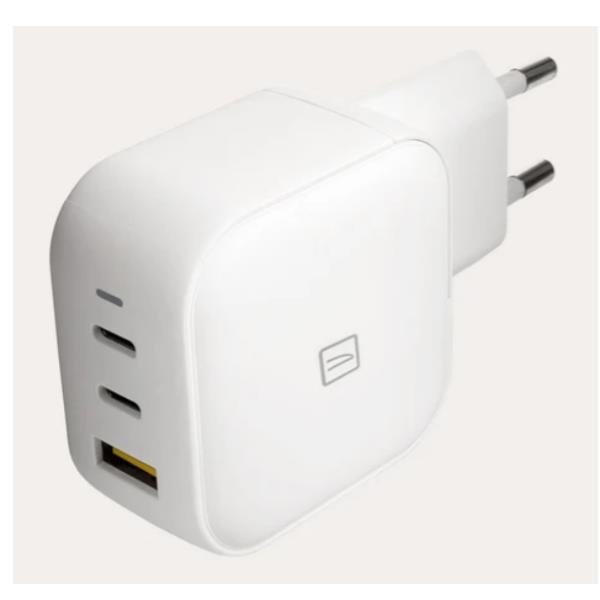 Caricabatteria multiplo da parete USB-A/USB-C GaN da 65W
