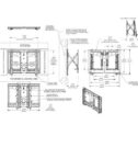 PFW 6880 Modulo videowall pop-out a parete per schermi