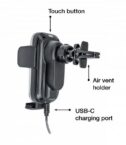 Caricabatterie Rapido da Auto Wireless Qi Pro