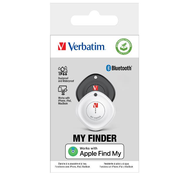 MY FINDER Bluetooh localizzatore double pack nero e bianco