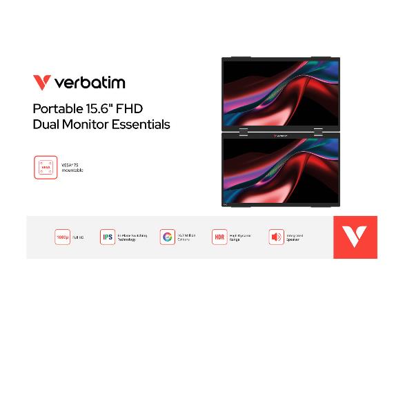 MONITOR PORTATILE 15.6 FHD DUAL