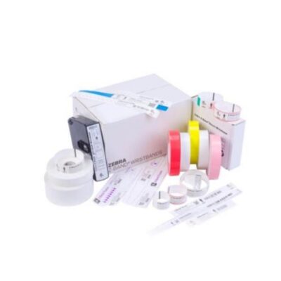 Wristband, Polypropylene, 1x10in (25.4x254mm), Direct thermal, Z-Band Fun, Adhesive closure, Cartridge, 350/roll, 6/box, Purple