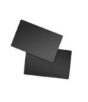 CARD,FOOD SAFE PVC,30 MIL,BLACK/BLACK,MATTE (500 BOX)