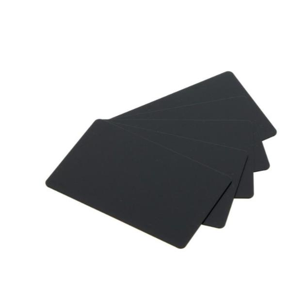 CARD,FOOD SAFE PVC,30 MIL,BLACK/BLACK,GLOSSY (500 BOX)