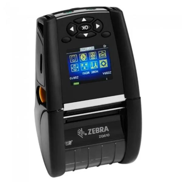 DT Printer ZQ610 Plus 2"/48mm Healthcare; English/Latin fonts,Dual 802.11AC / BT4.x, Linered platen, 0.75" core, Group E, Belt clip