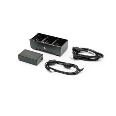 3 slot battery charger; ZQ600, QLn and ZQ500 Series; Includes power supply and UK power cord