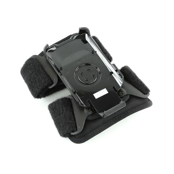TC22/TC27 Rotatable arm mount with medium (300mm) velcro straps, supports device with either basic or extended battery (works without the boot)