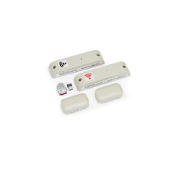 One box of 25 of the MPACT-SB1100-01-WR small, waterproof, BLE 5, cleanable, with double-sided 3M™ VHB™ mounting tape asset beacons. NFC App. on/off/config. Asset/people tracking a