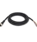 POWER CABLE A-CODED 12 PIN FEMALE M12 CONNECTOR TO FLYING LEADS FOR GS20 LEADER MODULE