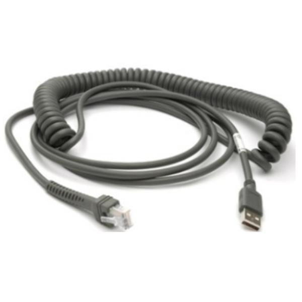 CABLE / SHIELDED USB SERIES A CONN 4.6M COILED